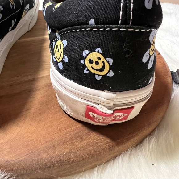 Vans Classic slip on Trippy Grin Floral Black Size 8 Men’s - Picture 5 of 13